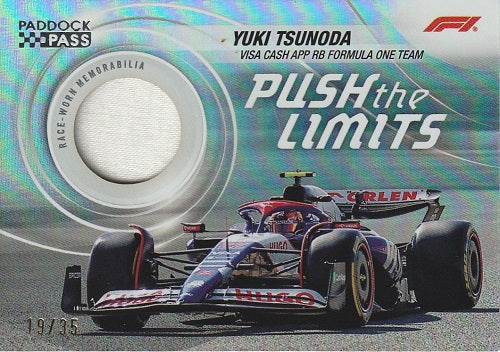 TOPPS Paddock Pass 2024 *Yuki TSUNODA* /35 PTL-TSU