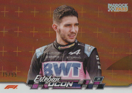 TOPPS Paddock Pass 2024 *Esteban OCON* /99