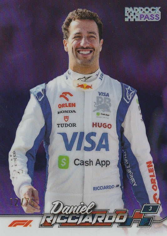 TOPPS Paddock Pass 2024 *Daniel RICCIARDO* /75