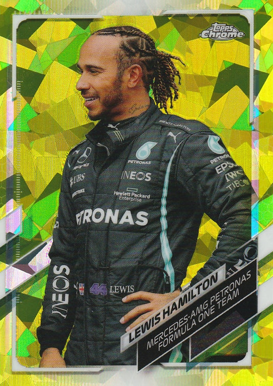 2021 Topps Chrome F1 Lewis Hamilton Sapphire #40 /199